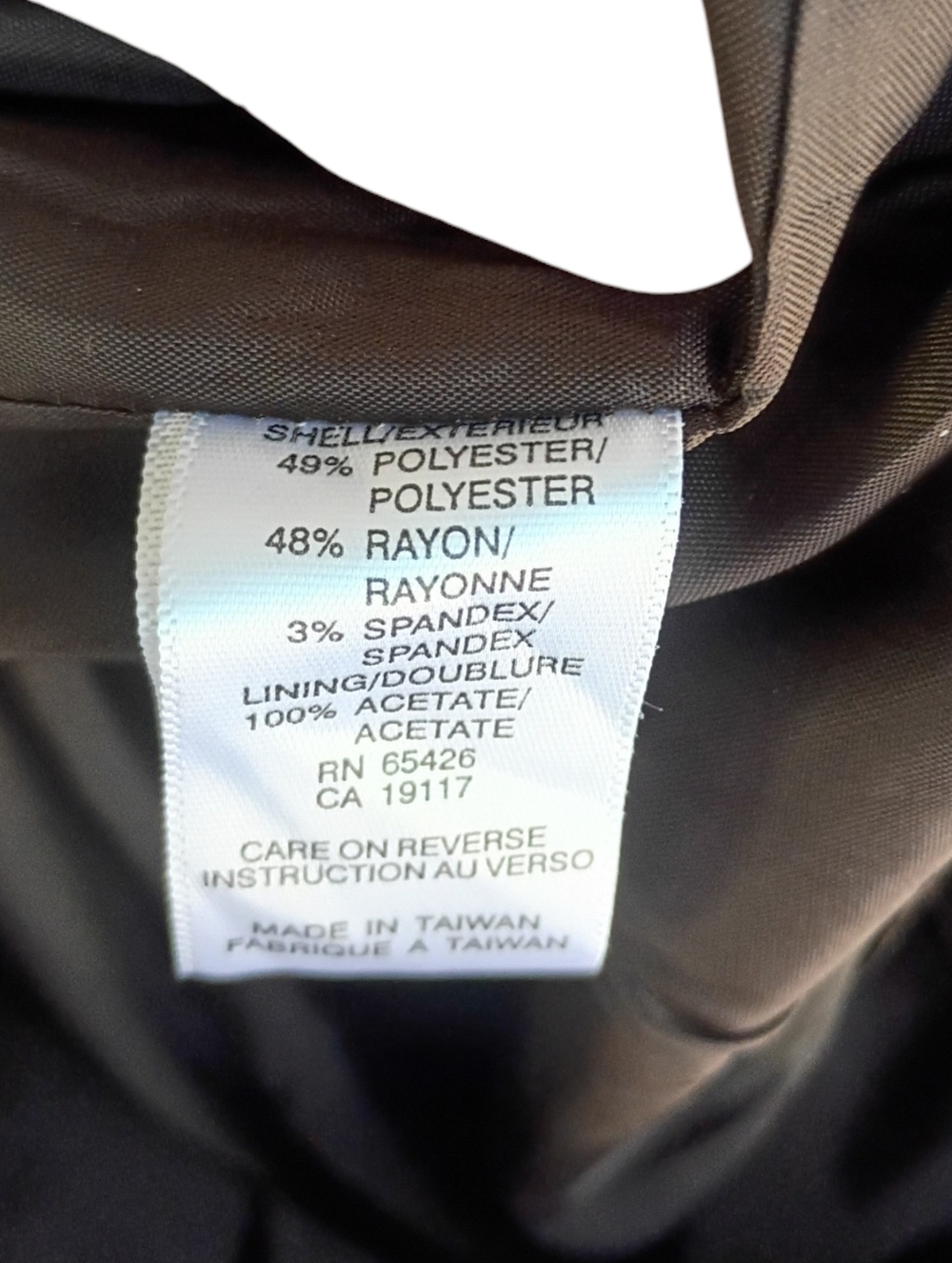 NWT David Brooks Petite Coffee Mini Skirt Size 4P - Picture 5 of 6